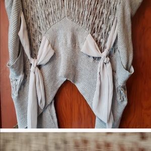 BKE cardigan gray size small